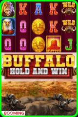 Buffalo Hold And Win by Booming -  a thrilling slot game