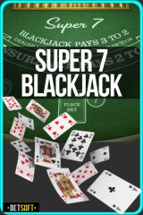 Super 7 Blackjack - virtual card game by Betsoft