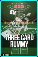Three Card Rummy - virtual card game by Betsoft