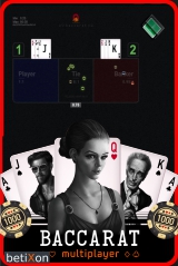Multiplayer Baccarat - virtual baccarat game by Betixon