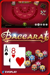 Baccarat 777 by Evoplay  - virtual card game