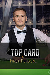 First Person Top Card by Evolution Gaming - virtual card game