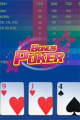 Bonus Poker - Virtual poker game
