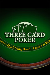 Three Card Poker - virtual card game