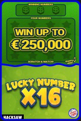 Lucky Numbers x16 - the best instant scratch card game