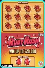 Ruby Rush - the best instant scratch card game